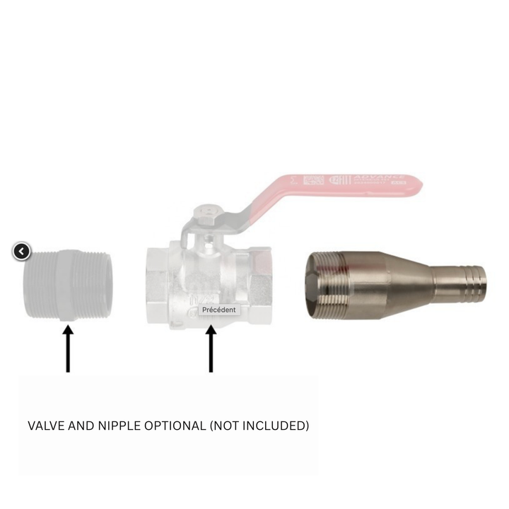 Stainless Steel Pipe Fitting / Reducer Connector to Bottling Machine