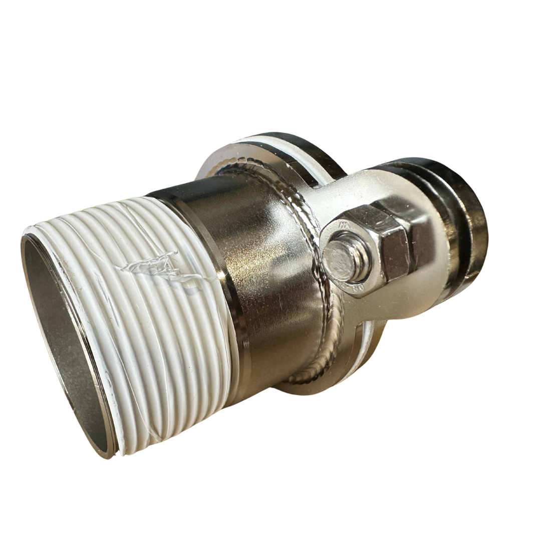 Carl Fritz stainless steel replacement honey tap with 1½ inch male thread and sealing ring
