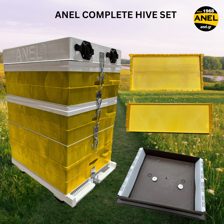 ANEL HIVE BUNDLE - Complete Hive, Frames & Feeder Set -  Langstroth Beehive