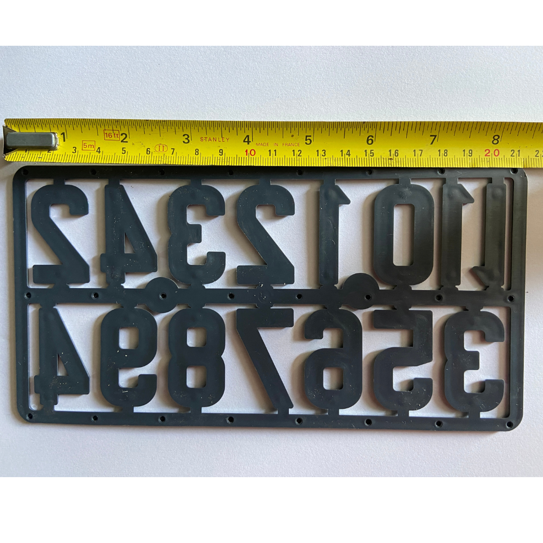 Hive Numbers for Identification - Plastic Numbers by Nicot