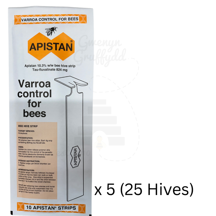 Apistan: Varroa Control Pack of 10 Strips Exp 03/2027
