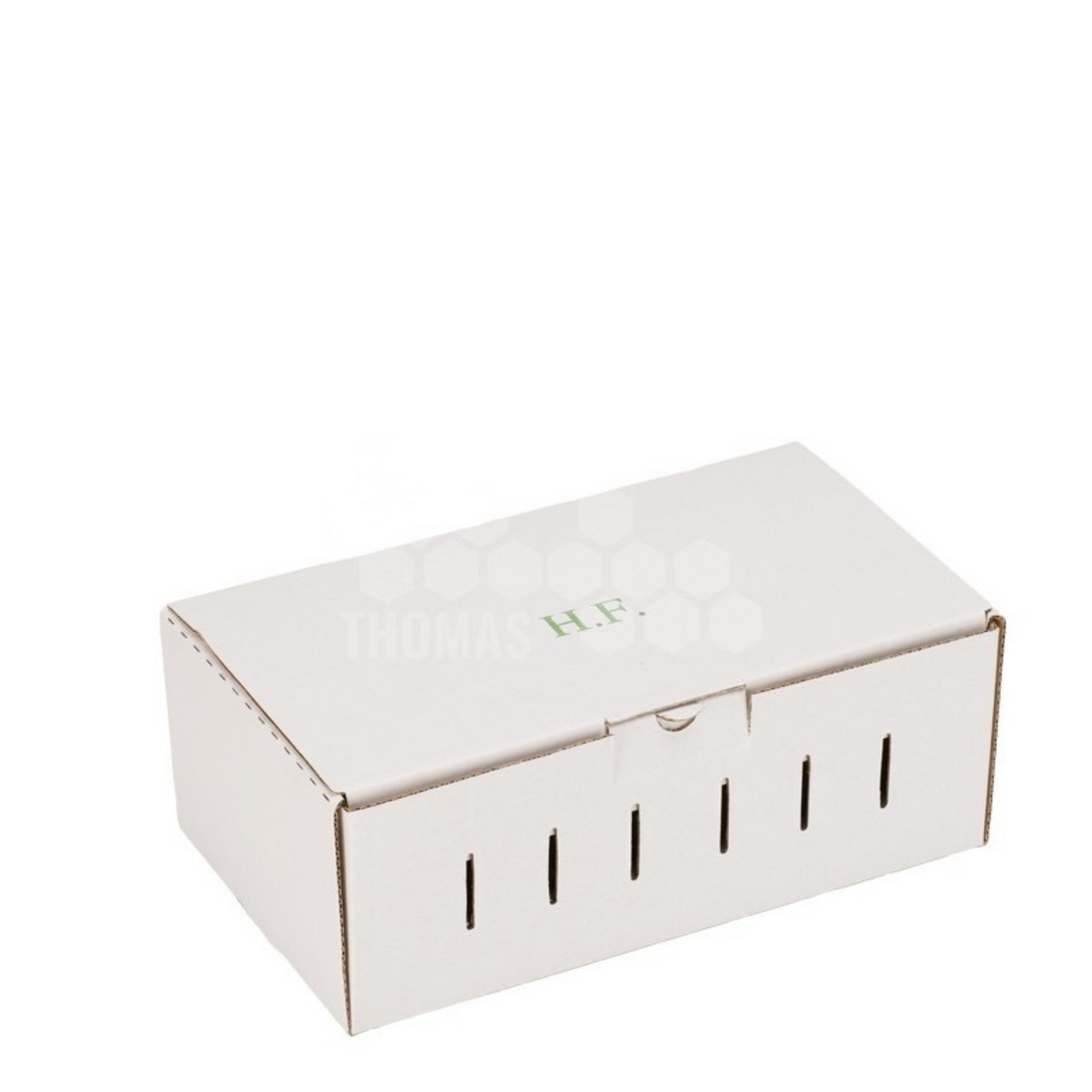 Cardboard Shipping Box for 30 Flat Queen Cages Bee Cages Transport