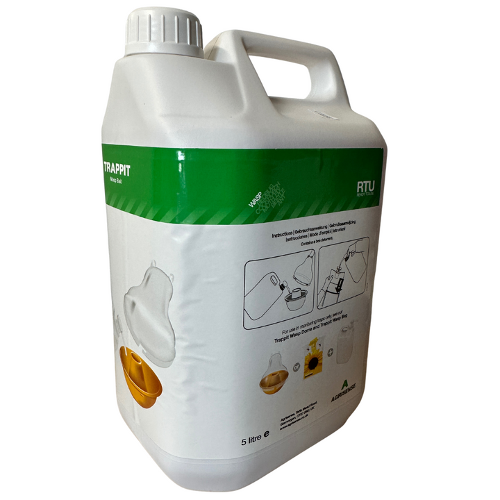 5 Litre Trappit Wasp Bait Liquid Lure - Asian Hornet Trap Lure