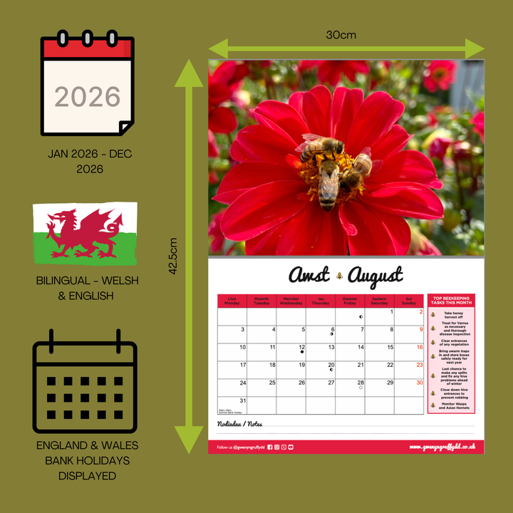 Beekeeping Calendar with Beekeeping Tasks - What To Do Month By Month 2026