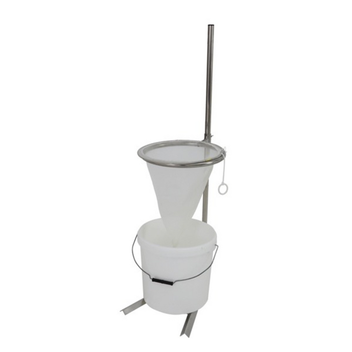 Adjustable Floor Standing Stainless Steel Conical Strainer Stand