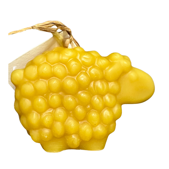 Novelty Sheep Solid Beeswax Candle
