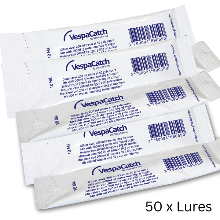 VespaCatch Asian Hornet Lures (10ml) | Trap Attractant – Packs of 10, 50 or 100