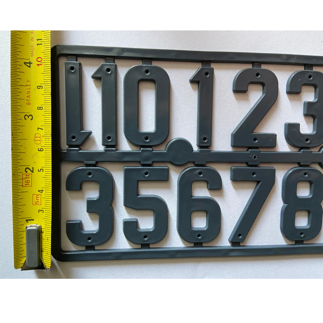 Hive Registration Number Example Hive Numbers for Identification - Plastic Numbers by Nicot