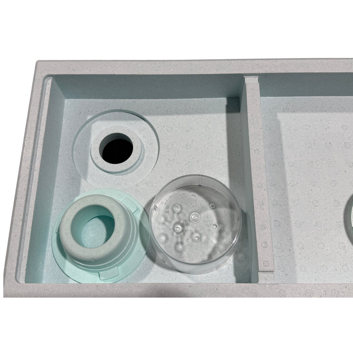 Quarti 2-in-1 Langstroth 6 Frame Poly Nuc with Metal Lid