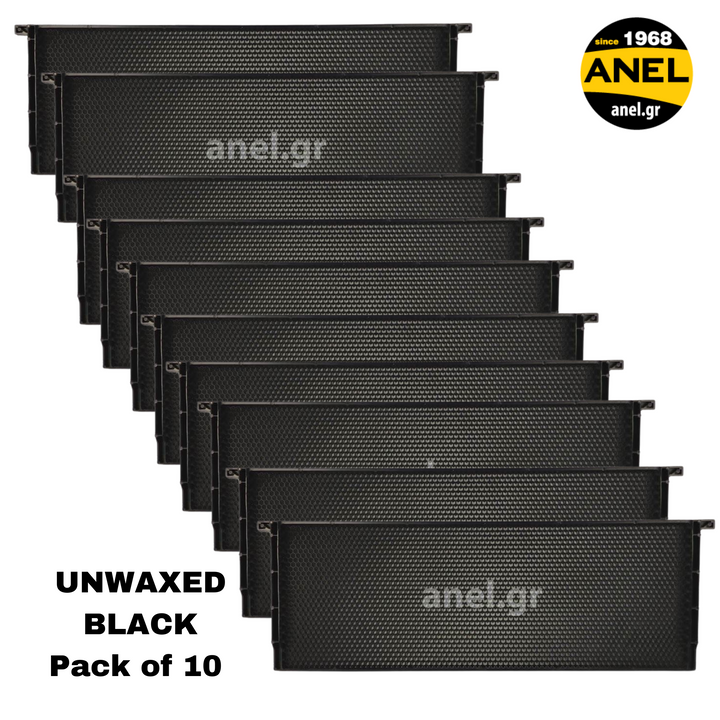 Plastic Langstroth Frame with Plastic Foundation For Medium Hive Body (Super Box) - Unwaxed