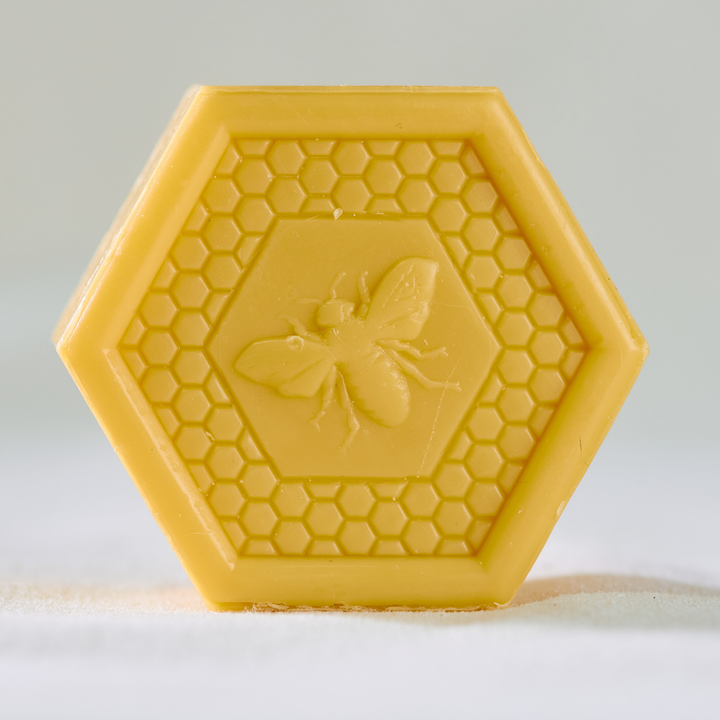 Classic French Hexagonal Vegetable Soap 100g, Honey