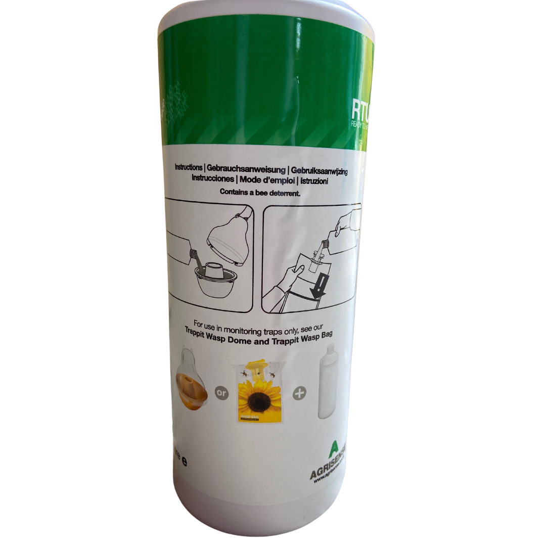 Trappit Wasp Bait Liquid Lure - Asian Hornet Trap Lure - 1 Litre