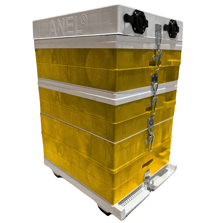 Complete Langstroth Assembled Beehive by Anel (1 Deep & 2 Medium)