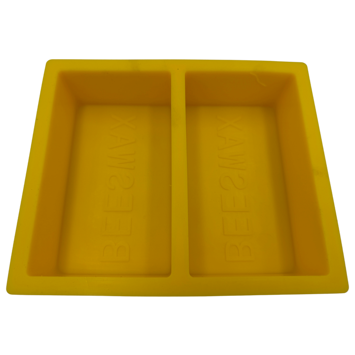 500g Silicone Beeswax Block Mould – Economy Twin Cube Mould