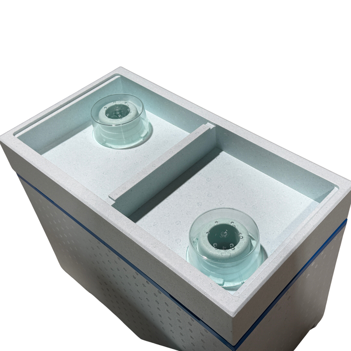 Quarti 2-in-1 Langstroth 6 Frame Poly Nuc with Metal Lid