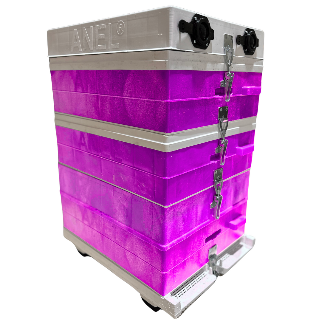 Complete Langstroth Assembled Beehive by Anel (1 Deep & 2 Medium)