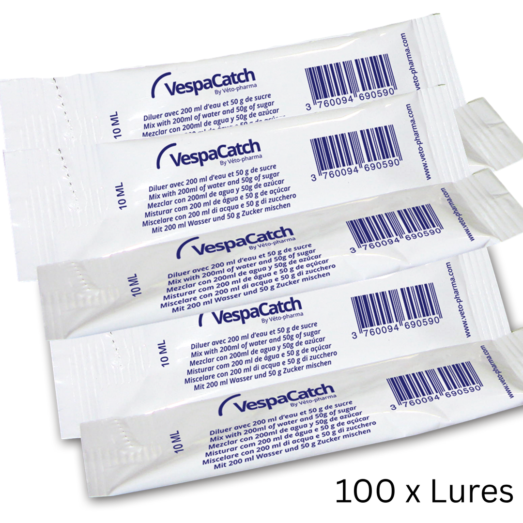 VespaCatch Asian Hornet Lures (10ml) | Trap Attractant – Packs of 10, 50 or 100