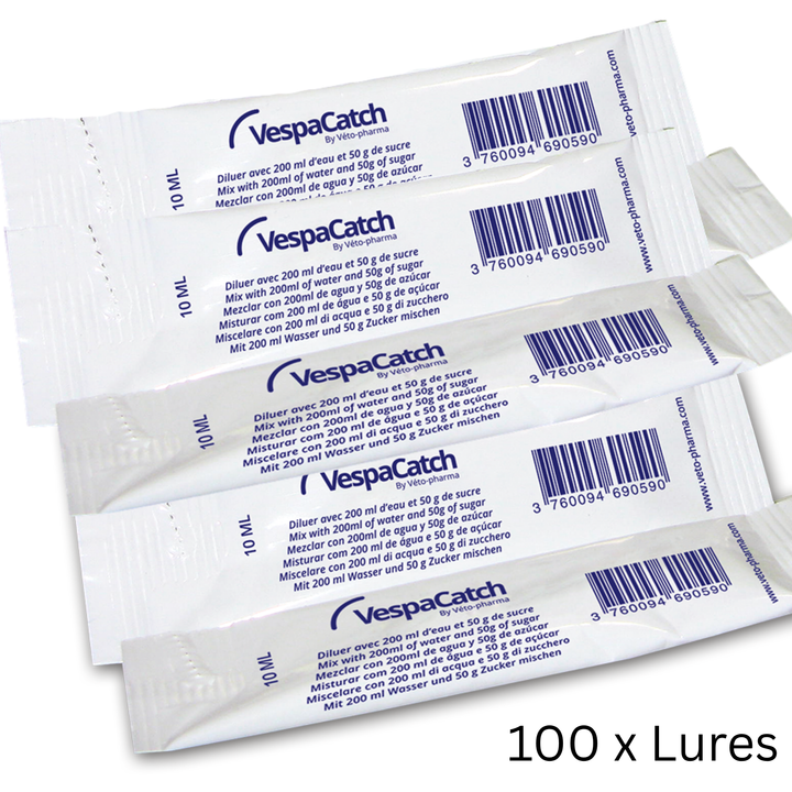 VespaCatch Asian Hornet Lures (10ml) | Trap Attractant – Packs of 10, 50 or 100