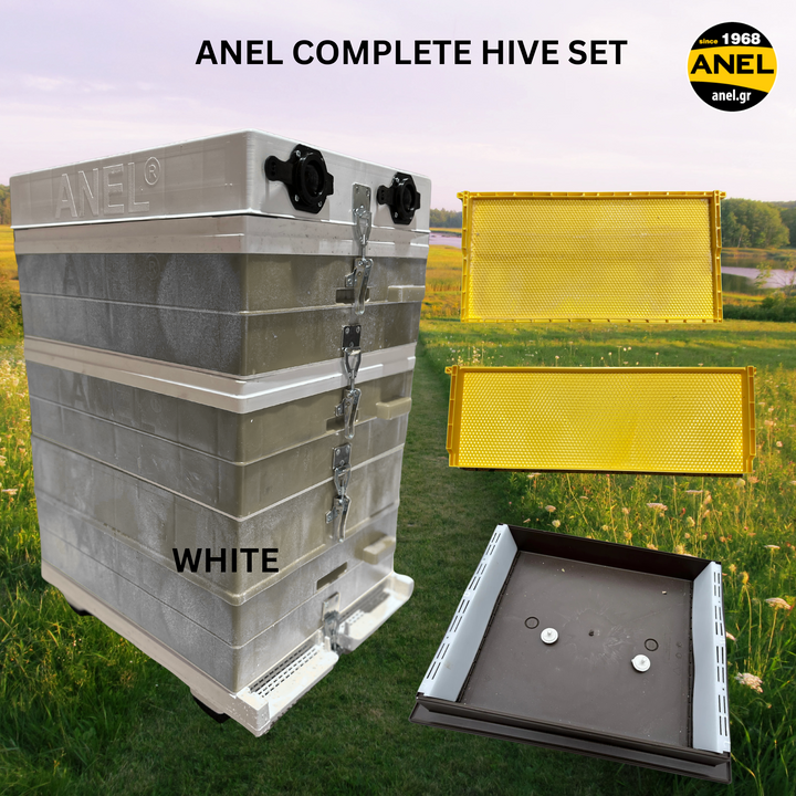 ANEL HIVE BUNDLE - Complete Hive, Frames & Feeder Set -  Langstroth Beehive