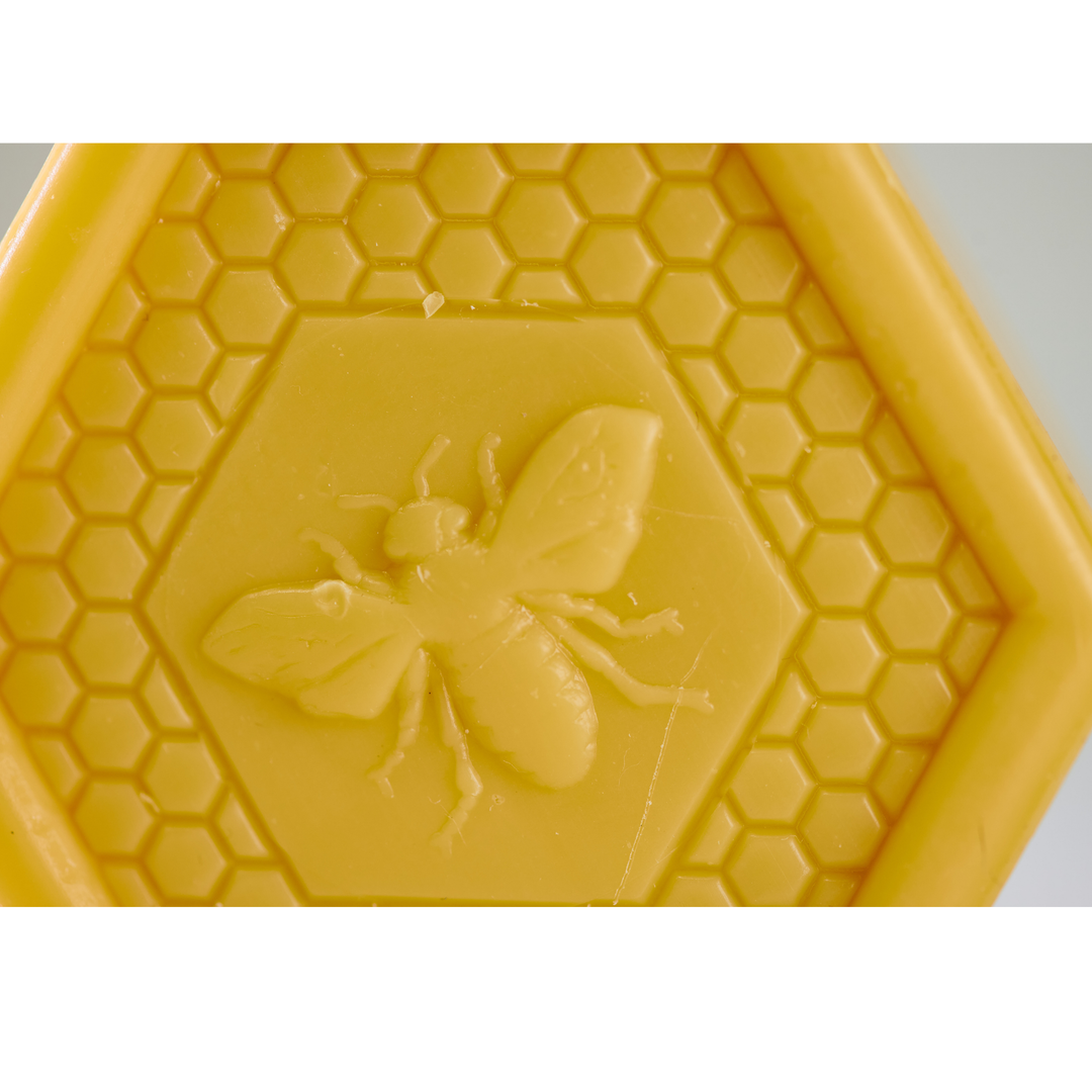 Classic French Hexagonal Vegetable Soap 100g, Honey