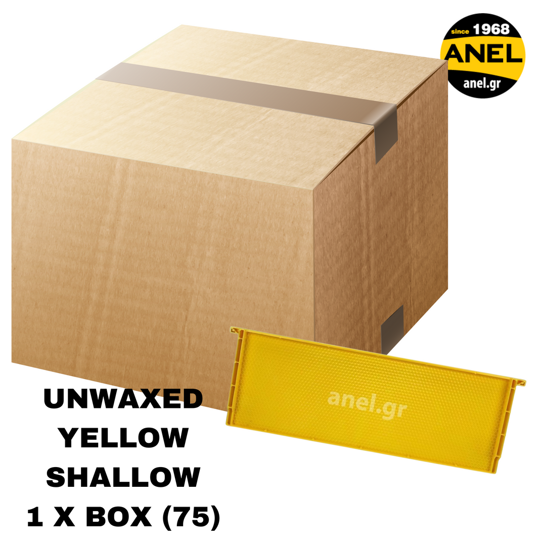 Plastic Langstroth Frame with Plastic Foundation For Medium Hive Body (Super Box) - Unwaxed