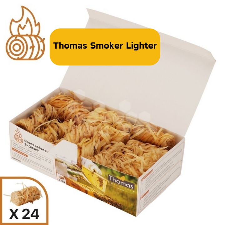 Thomas Smoker Lighter Wood Wool Fuel - Box of 24
