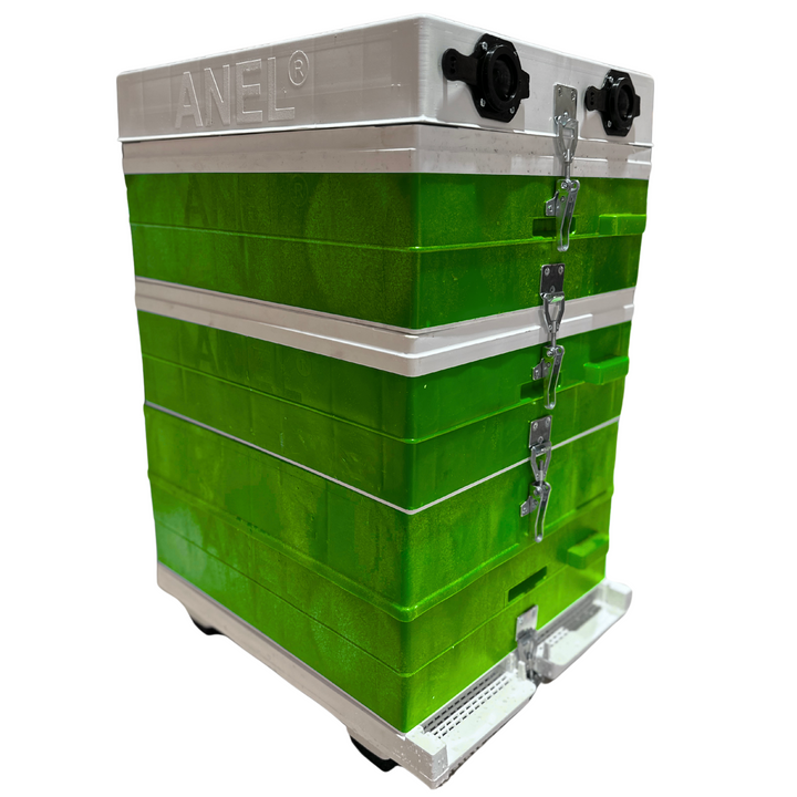 Complete Langstroth Assembled Beehive by Anel (1 Deep & 2 Medium)