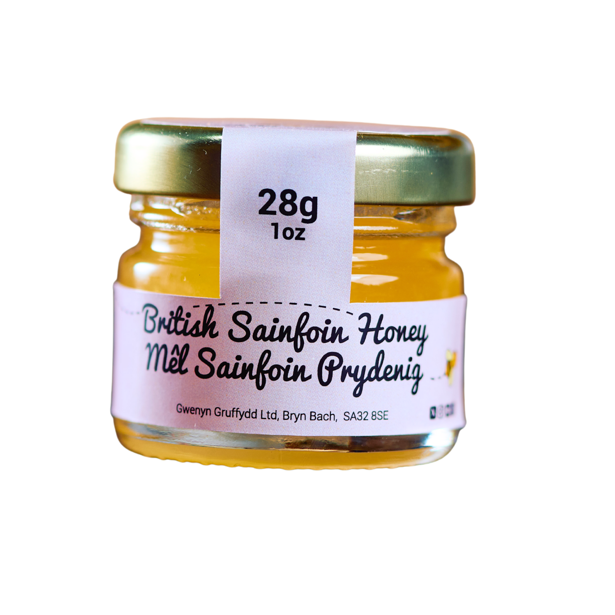 Mini Honey Trio Gift Set – 3 x 28g British & Welsh Honey Taster Jars