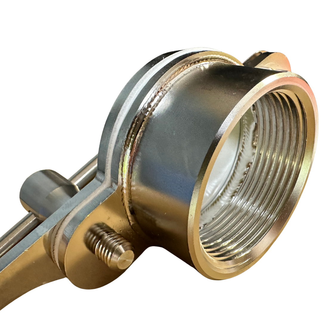 Carl Fritz stainless steel honey tap replacement with 1½ inch female thread and seal