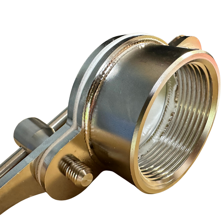 Carl Fritz stainless steel honey tap replacement with 1½ inch female thread and seal