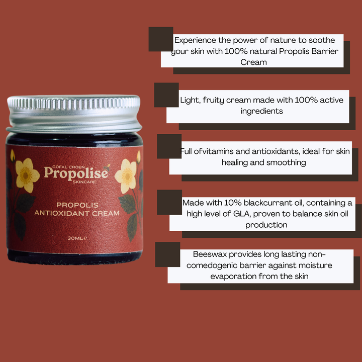 100% Natural Propolis Propolise Creams with Bag Set (30ml x 3)