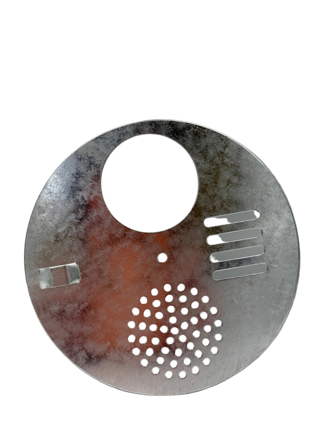 Galvanised Metal Disc Hive Entrance – Nucleus Box Entrance Plate 125mm