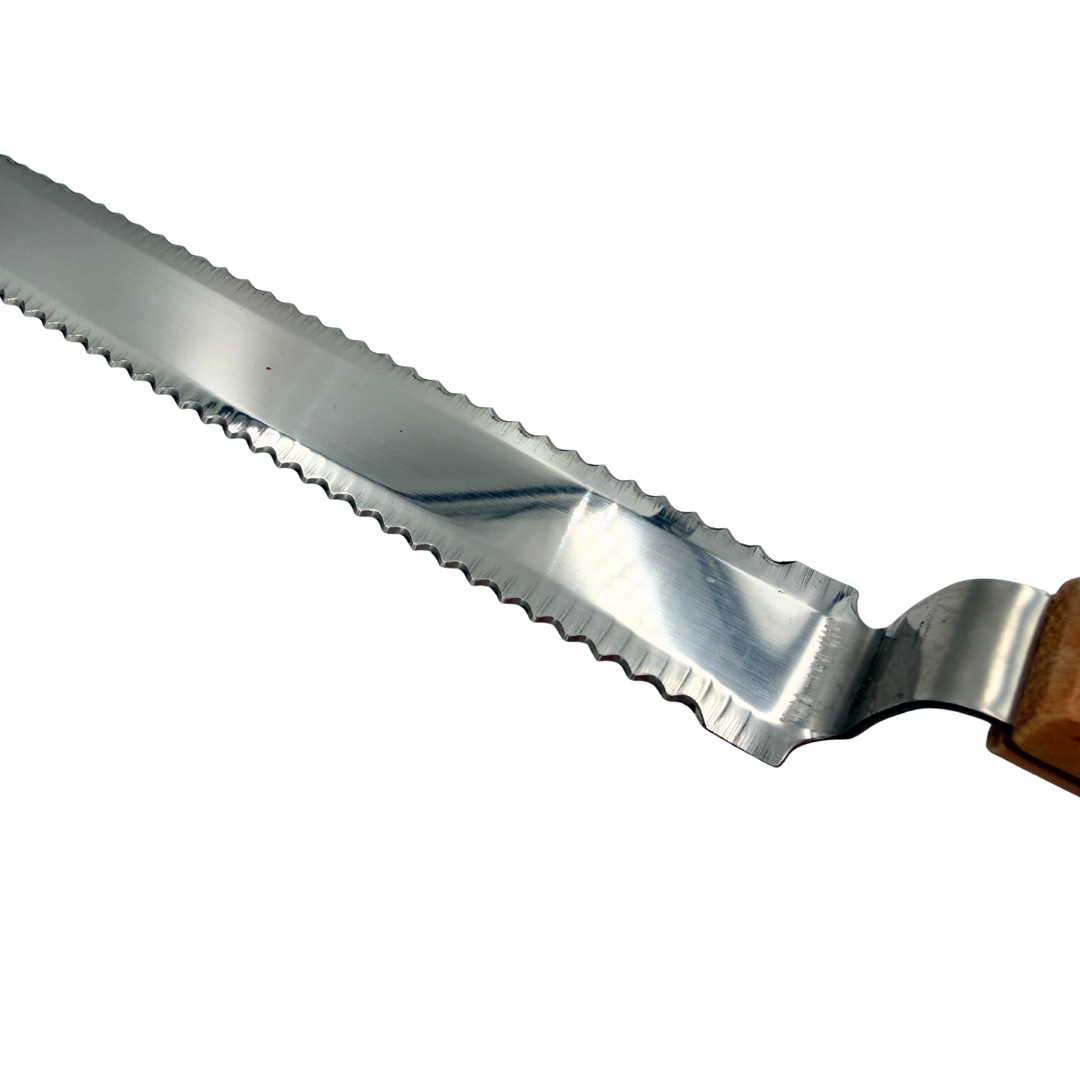 Serrated Honey Uncapping Knife – Stainless Steel Beekeeping Extraction Knife (Economy)