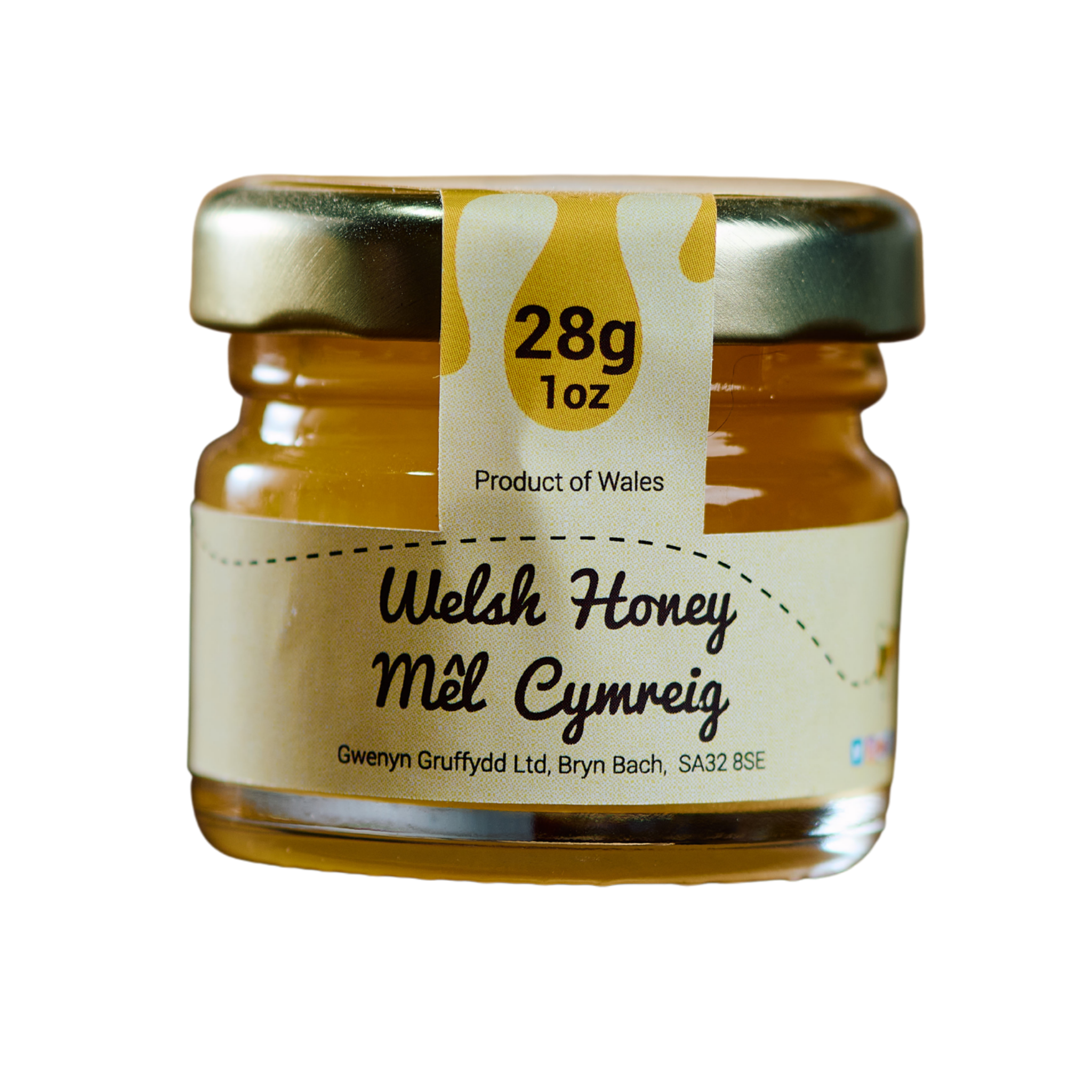 Mini Honey Trio Gift Set – 3 x 28g British & Welsh Honey Taster Jars