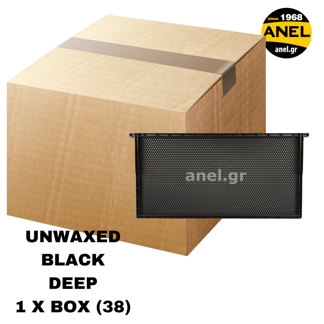 Plastic Langstroth Frames with Plastic Foundation For Deep Hive Body (Brood Box) - Unwaxed