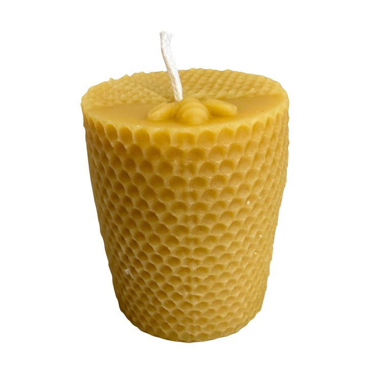 Honeycomb &amp; Bee Silicone Candle Mould | Economy Pillar Candle Mould