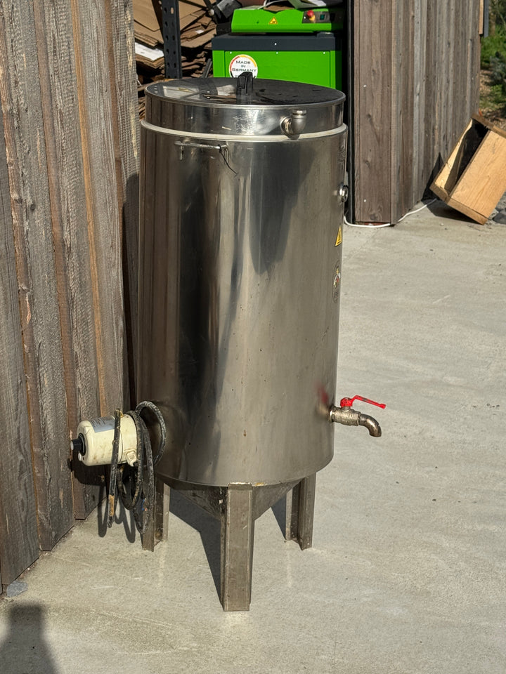 Used Logar 75L Beeswax Melter &amp; Steriliser with Stainless Steel Stand