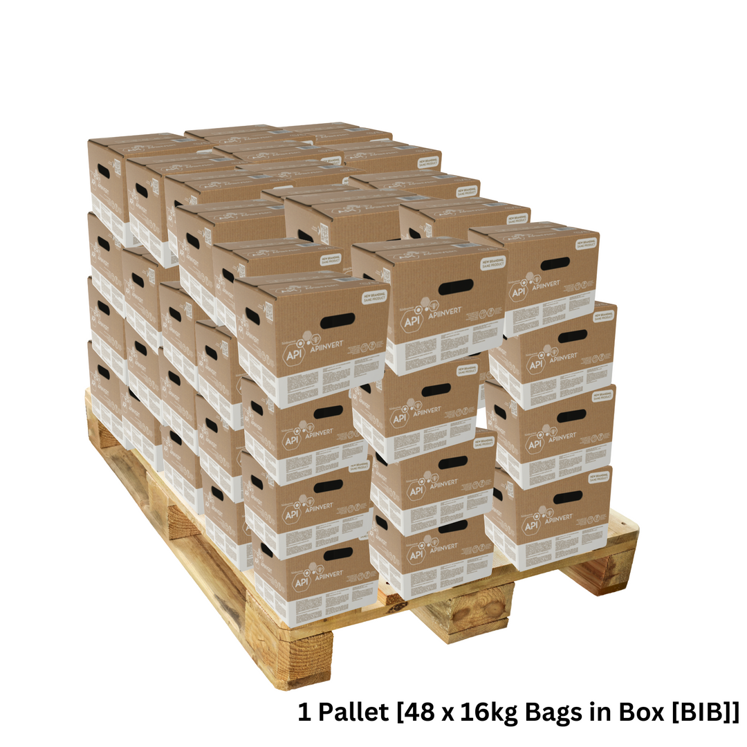 APIINVERT Bag in a Box 16kg Bee Syrup By Südzucker - Bulk (Full, Half, Quarter Pallet)