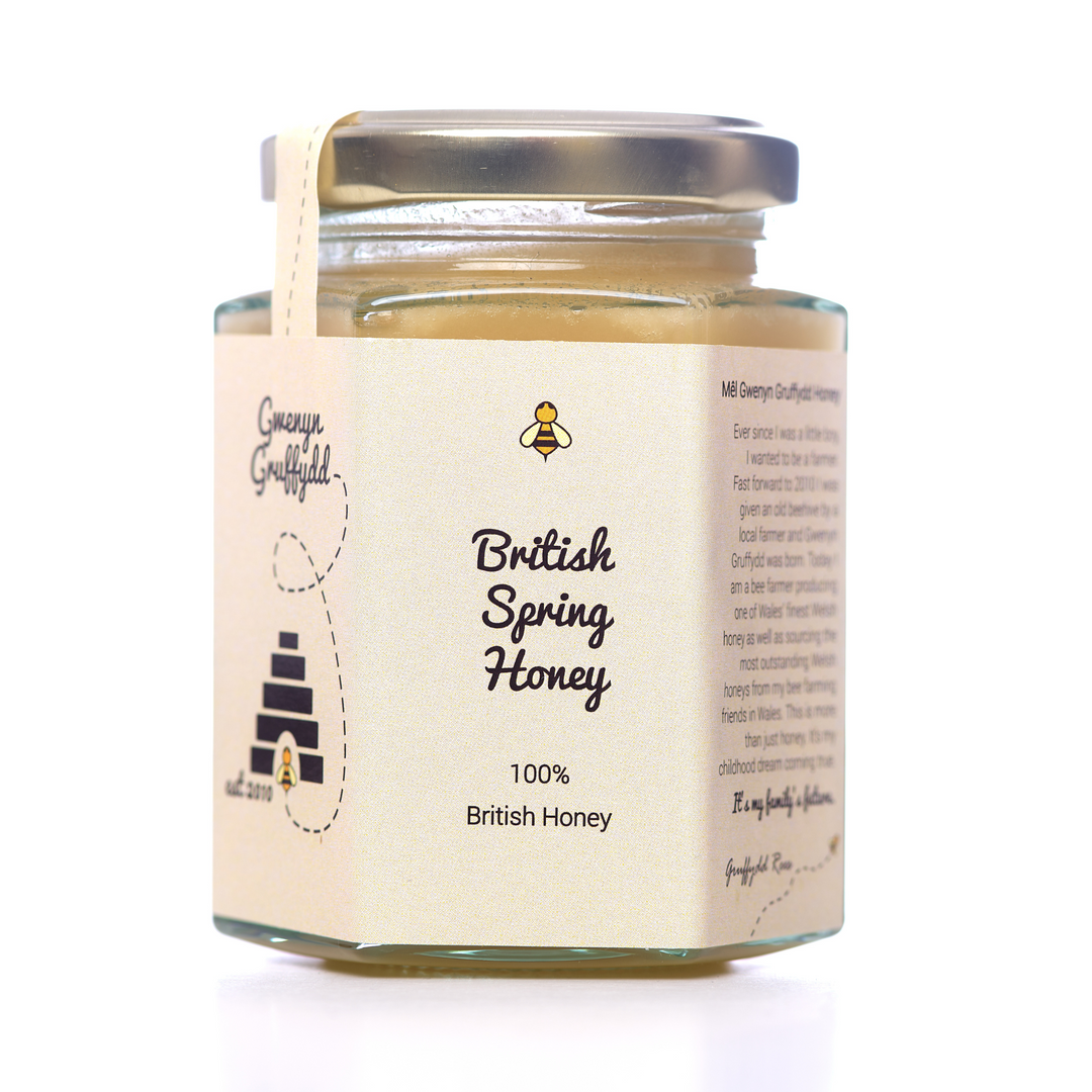 British Spring Set Honey (Rapeseed Honey) , 227g