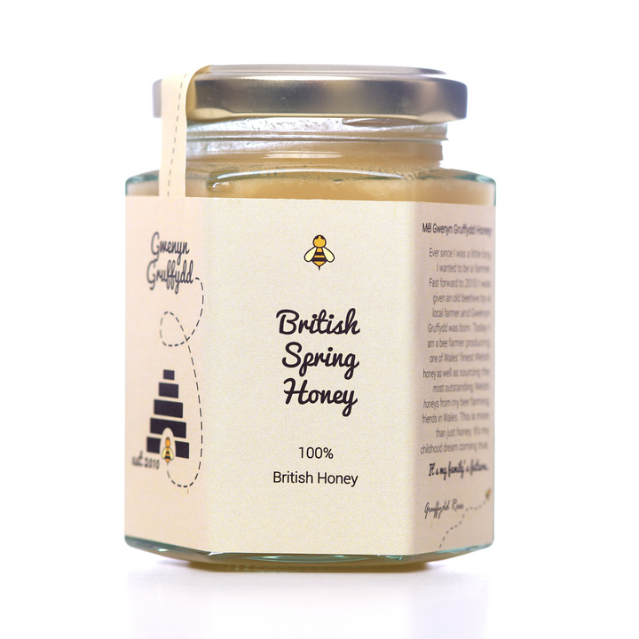British Spring Set Honey (Rapeseed Honey) , 227g