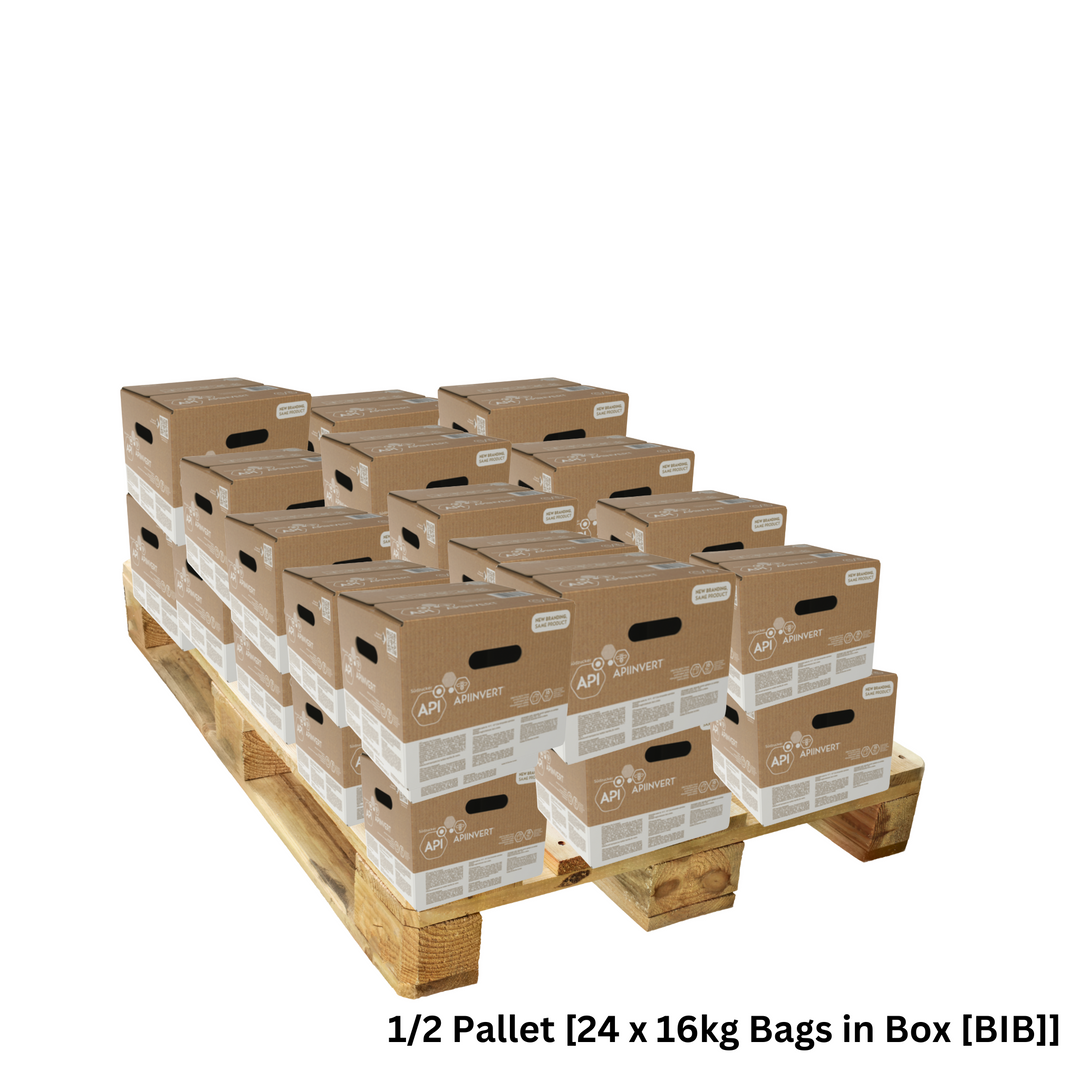 APIINVERT Bag in a Box 16kg Bee Syrup By Südzucker - Bulk (Full, Half, Quarter Pallet)