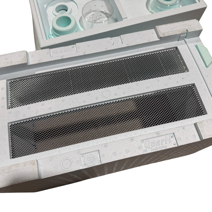 Quarti 2-in-1 Langstroth 6 Frame Poly Nuc with Metal Lid