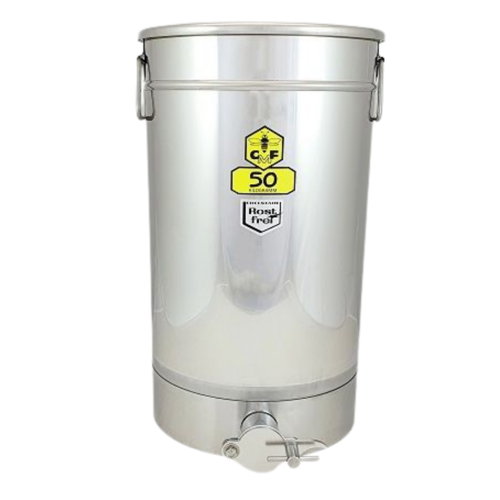 CFM Honey Settling Tank Stainless Steel 50kg Loose Lid
