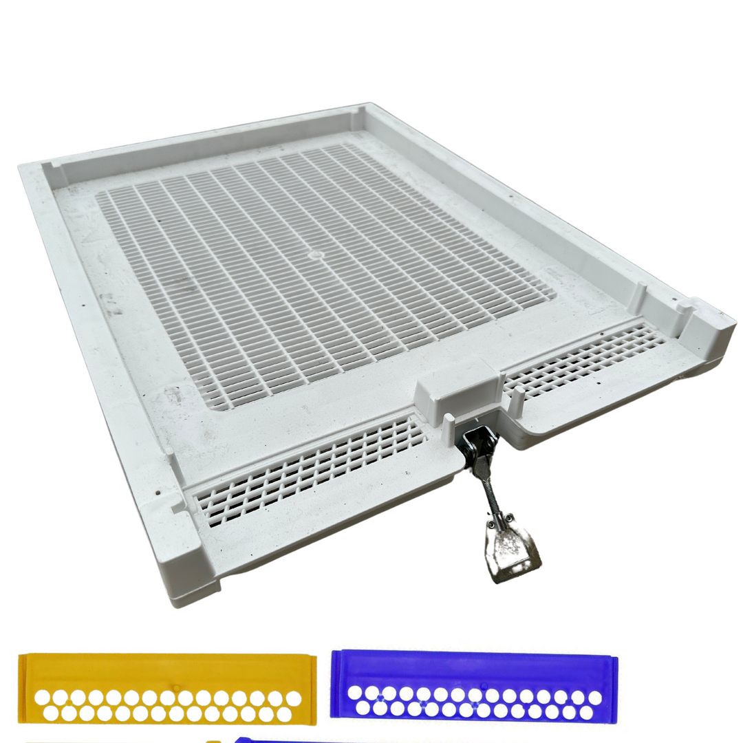 White Langstroth Floor with classic doors