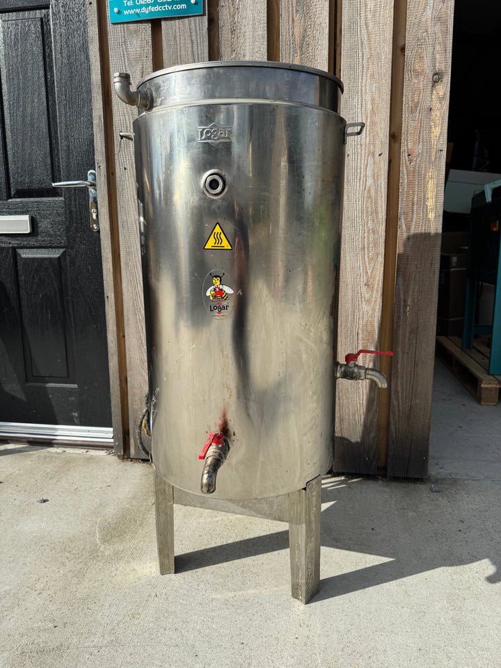 Used Logar 75L Beeswax Melter &amp; Steriliser with Stainless Steel Stand