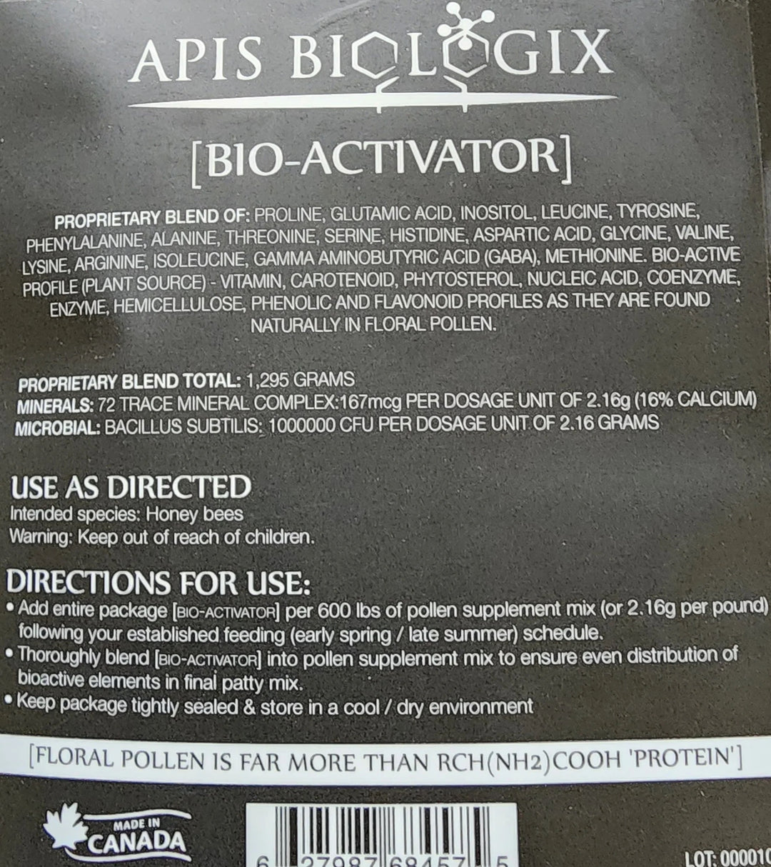Apis Biologix | BIO-ACTIVATOR - SHORT DATE MARCH 2025 REDUCED