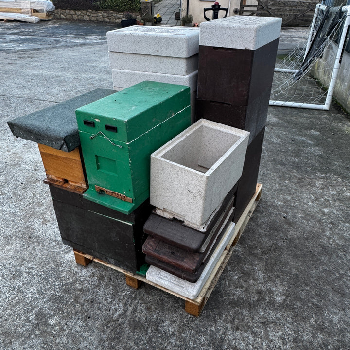 Job-lot of Mixed-Condition Commercial Poly Nuc Boxes - Used