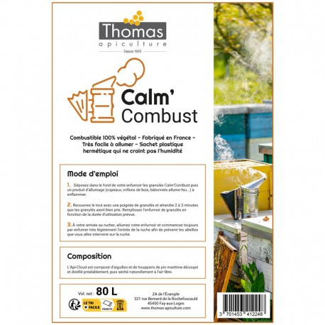 Calm’Combust Natural Plant-Based Beekeeping Smoker Fuel