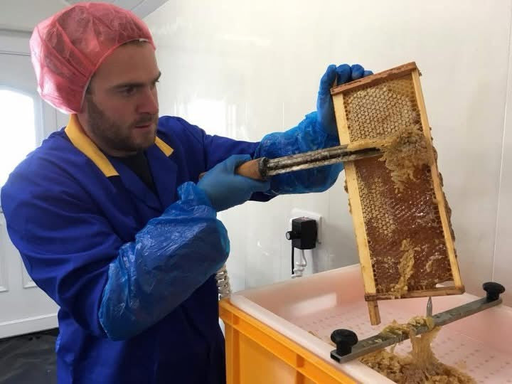 Uncapping Honey Frames