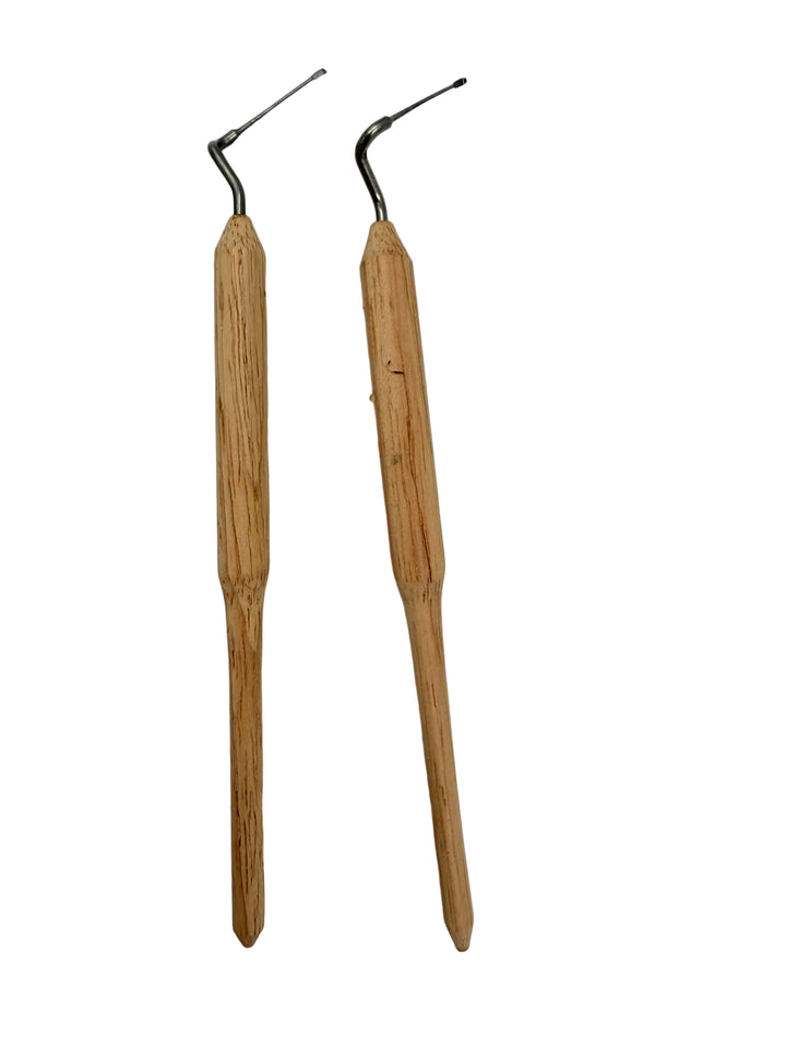 Pair of Economy Queen Rearing Grafting Tools – Left &amp; Right Handed (0.5mm Tip) with Case